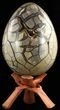 Septarian Dragon Egg Geode - Removable Section #53036-2